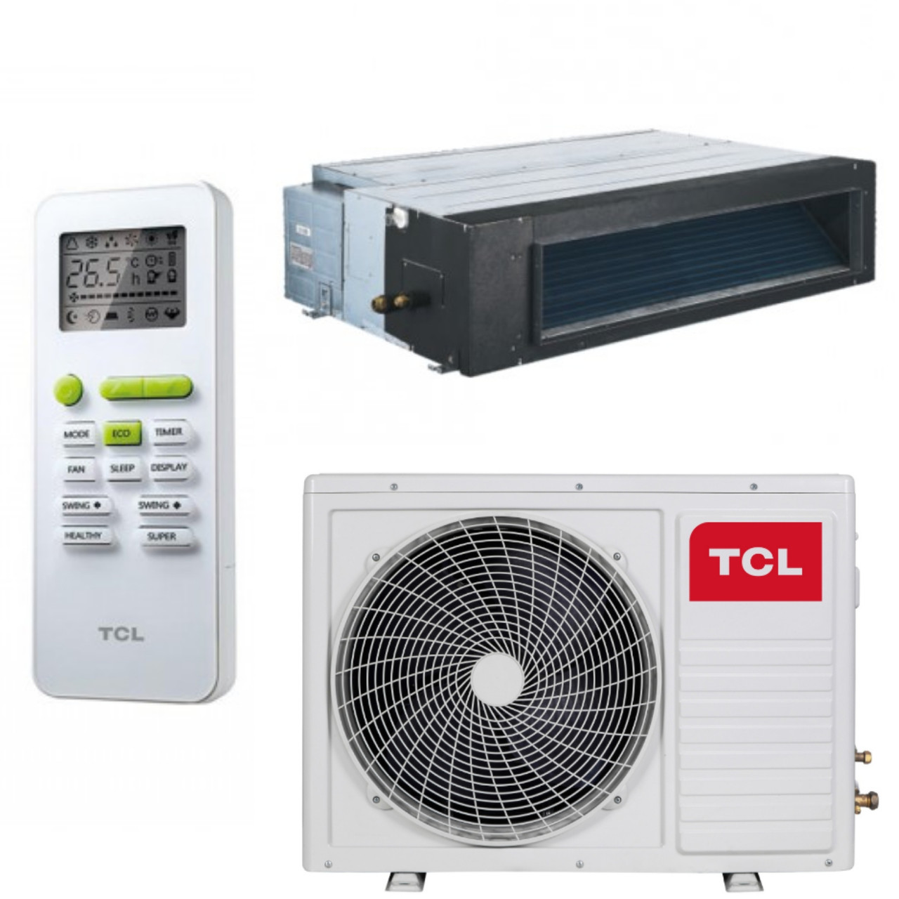 Канальний кондиціонер TCL TC- 18D2HRA/UI (18000 BTU до 50x2)