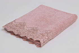 Рушник для обличчя махровий Gul Guler 50х90 Aster Rose (рожевий)