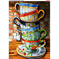 Схема для вишивки бісером Чашки