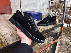 Чоловічі замшеві напівспортивні туфлі / кросівки Gattini натуральна замша