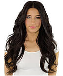 Волосся на капсулах 60 см. Колір #02 Натуральний брюнет, фото 2