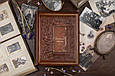 Книга родоводу для заповнення "Сімейний літопис" у шкіряній обкладинці з об'ємним тисненням, фото 4