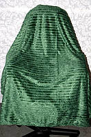 Покрывало "Шарпей" с узором зеленого окраса