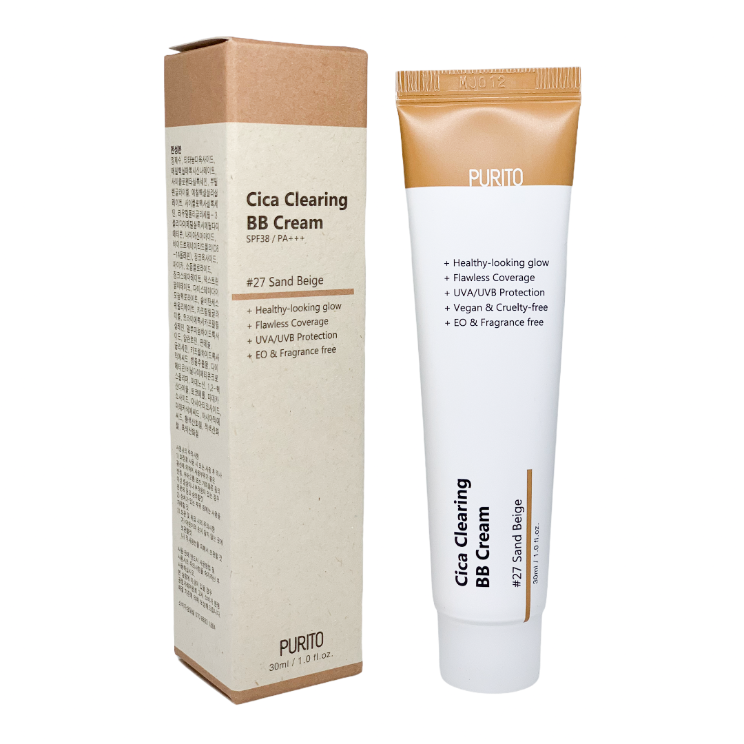 Purito Cica Clearing BB Cream SPF38 / PA #27 Sand Beige - BB крем, 30 мл, фото 1