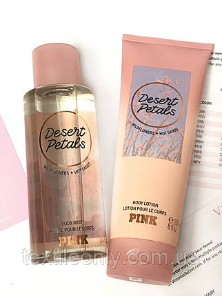 Лосьйон і спрей для тіла Victoria's Secret Pink DESERT PETALS 236/250 мл, фото 2