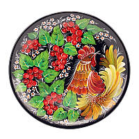 Декоративная тарелка "Роспись" 28 см. №6 глина, керамика