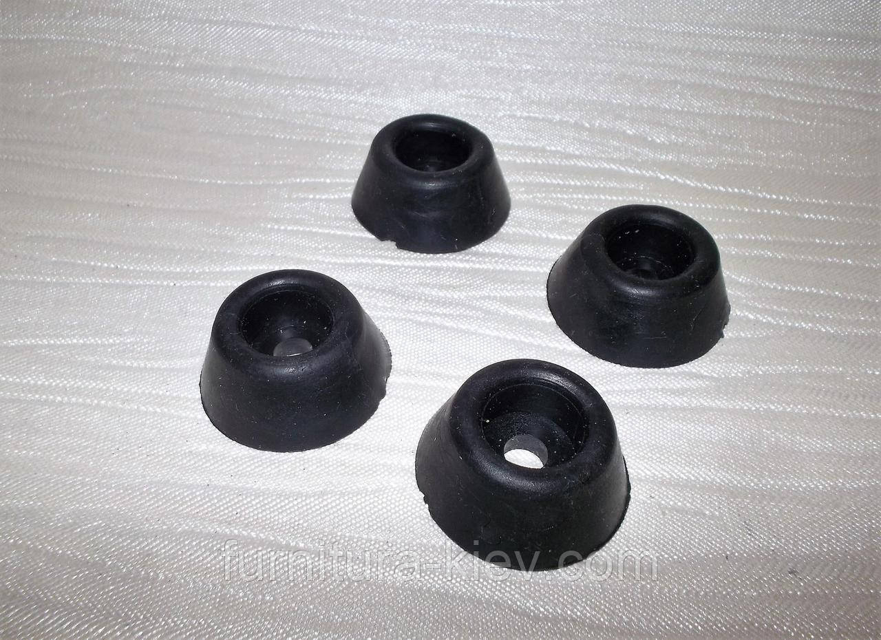 Ніжка гумова 28 х 12, фото 1