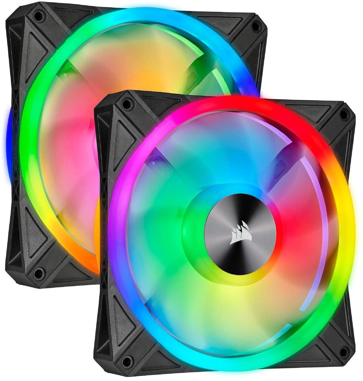 Комплект вентиляторів Corsair iCUE QL140 RGB PWM, фото 1