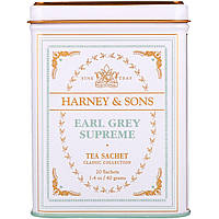 Harney & Sons, Качественные сорта чая, эрл грей Supreme, 20 саше, 40 г (1,4 унции) в Украине