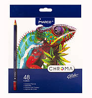 Набор цветных карандашей Marco Chroma Super Premium 48 цветов 8010-48