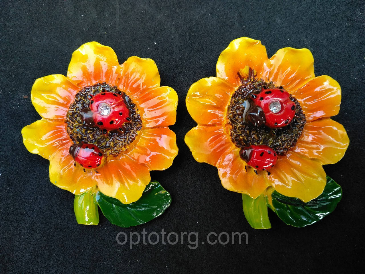 Магніти на холодильник соняшники, фото 1