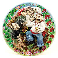 Декоративная настенная тарелка "Казаки" 44 см сувенир Украина