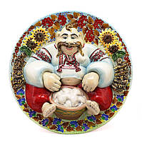 Декоративная настенная тарелка "Пацюк" 44 см сувенир Украина