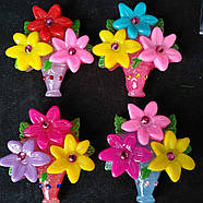 Магніти на холодильник ваза з квітами 5,5*4,5, фото 4