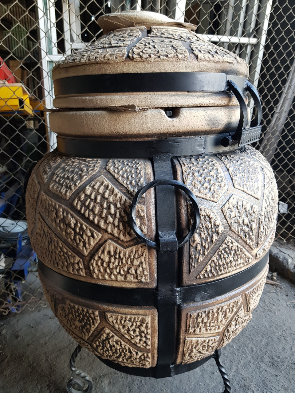 Піч тандир дизайн "Дикий камінь" 85 літрів