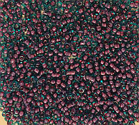 Бісер Ярна Корея розмір 10/0 колір 21.210/10 морська хвиля, внутрішній колір - рожевий 50г