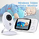 Відеоняня Baby Monitor XF-808 3.5" JKR з датчиком звуку, режимом нічного бачення та термометром няня, фото 3