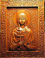 Ікона різна дерев'яна "Св. Муч. Варвара" (30х22 см бук)