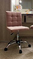 Парикмахерское кресло Hrove Form HR7009K розовый велюр