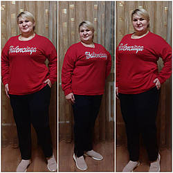 Жіночий літній костюм Balensiaga батал 54 56 58 Оптом