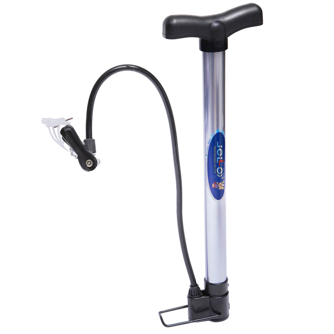 Насос підлоговий ручної для м'ячів,велосипедів JELLO JLA-877