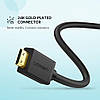 Кабель Ugreen Mini HDMI штекер to HDMI 2.0 роз'єм 4K 60Hz 22CM Black (20137), фото 8