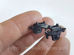 Запасні частини для вагонів — буксовий вузол для 2-осного вагона,масштаба 1:87