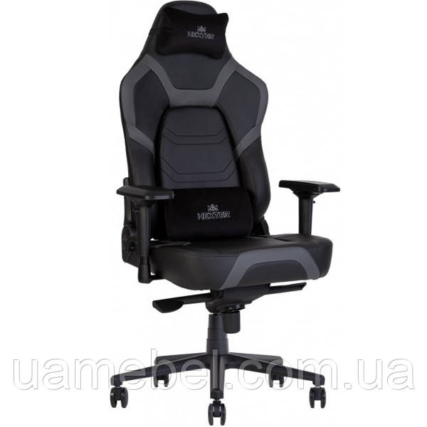 Крісло ігрове для комп'ютера HEXTER (ХЕКСТЕР) XR R4D MPD MB70 01 BLACK/GREY, фото 1