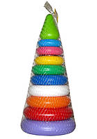 Пірамідка видувна пластмасова ТехноК у сітці