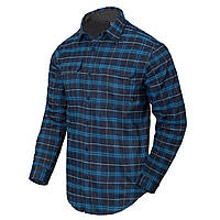 Сорочка з довгим рукавом Helikon-Tex® GreyMan Shirt - Blue Stonework Plaid S