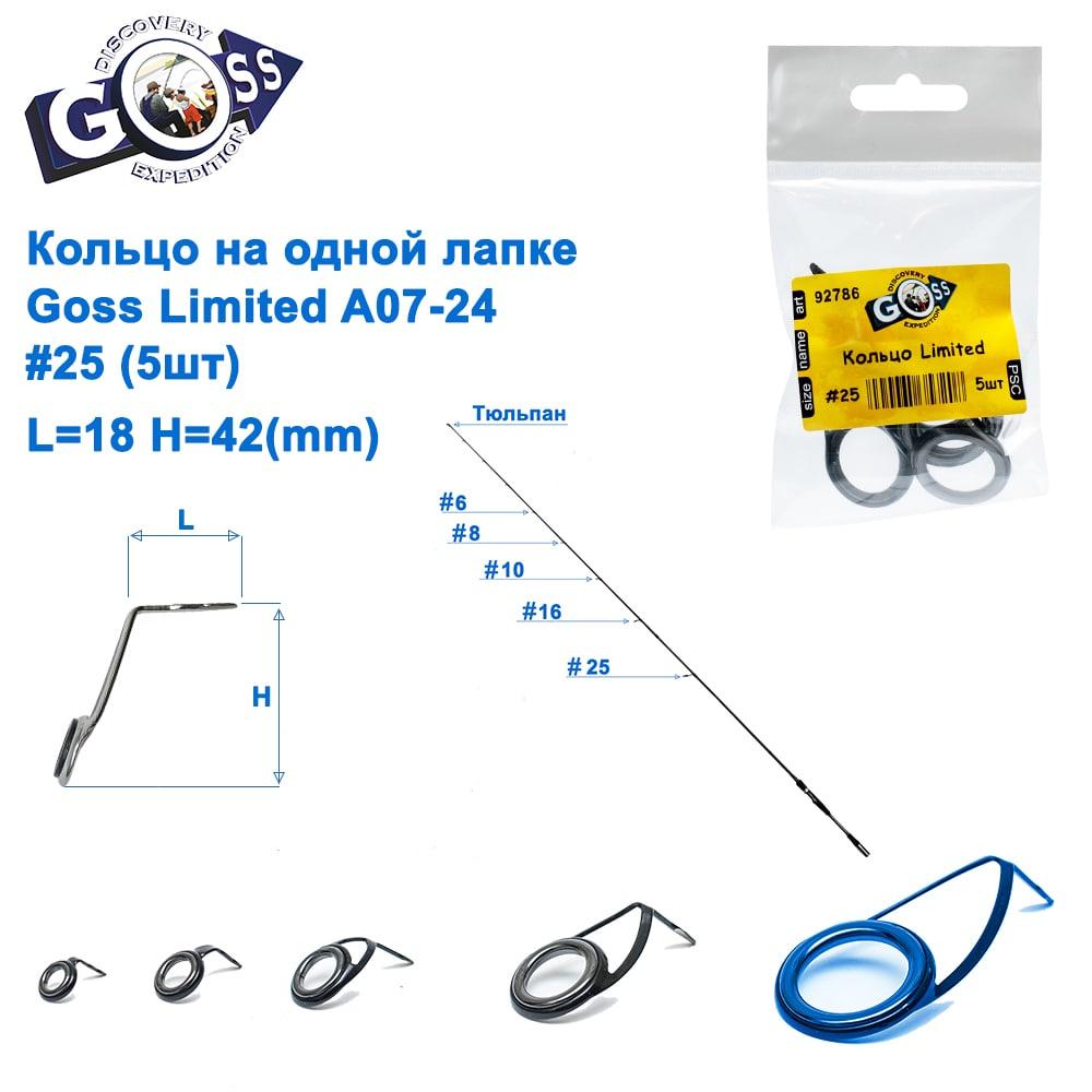 Кільце на одній лапці Goss Limited A07-244 #25 (5 шт.)