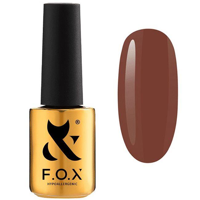 Гель-лак F.O.X Spectrum Gel Vinyl No034 (темний теракотовий, емаль) 7 мл