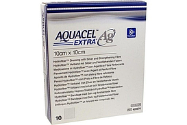 Aquacel (Аквасель) Extra AG 10х10см - Пов'язка зі сріблом