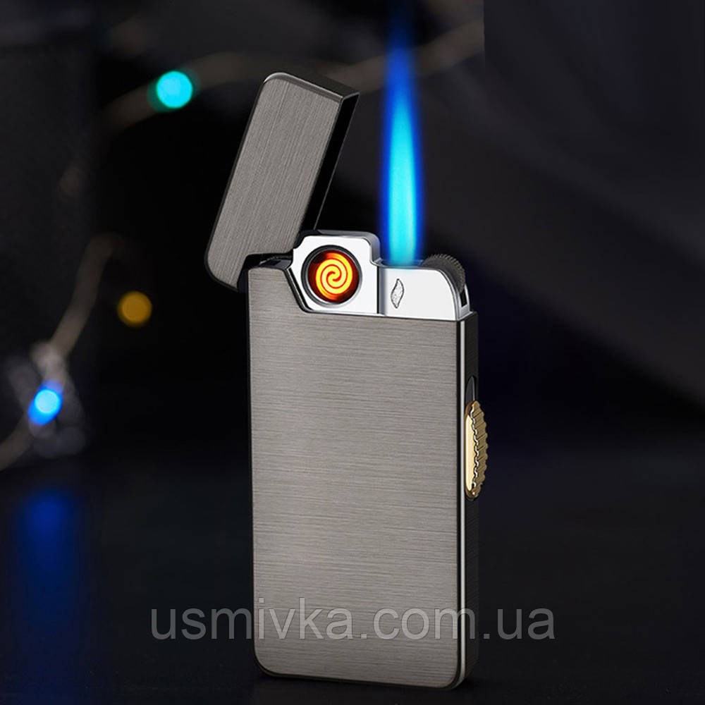 Подарункова usb запальничка + форсунка 33607