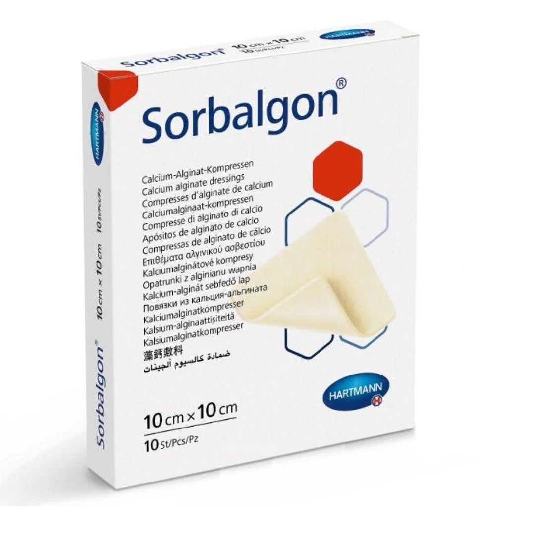 Sorbalgon 10х10см - Пов'язка з кальцій-альгінатом
