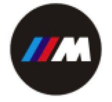 Захисні ковпачки на ніпеля BMW (БМВ) M-style 4 шт Маленький лого Хром, фото 3