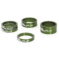 Проставні кільця, XLC AS-A02, 1 1/8", зелені