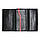 Шкіряне портмоне Grande Pelle 195х100 мм глянцева шкіра чорний, фото 2