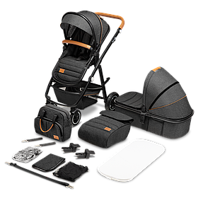 Універсальна коляска 2 в 1 Lionelo AMBER GREY GRAPHITE
