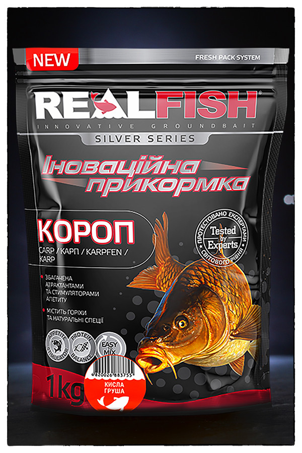 Прикормка Real Fish Короп Кисла груша, фото 1
