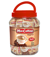 Кавовий напій MacCoffee Original 3in1 / МакКофе капучіно Ориджинал (20г х 50шт) (Банка)