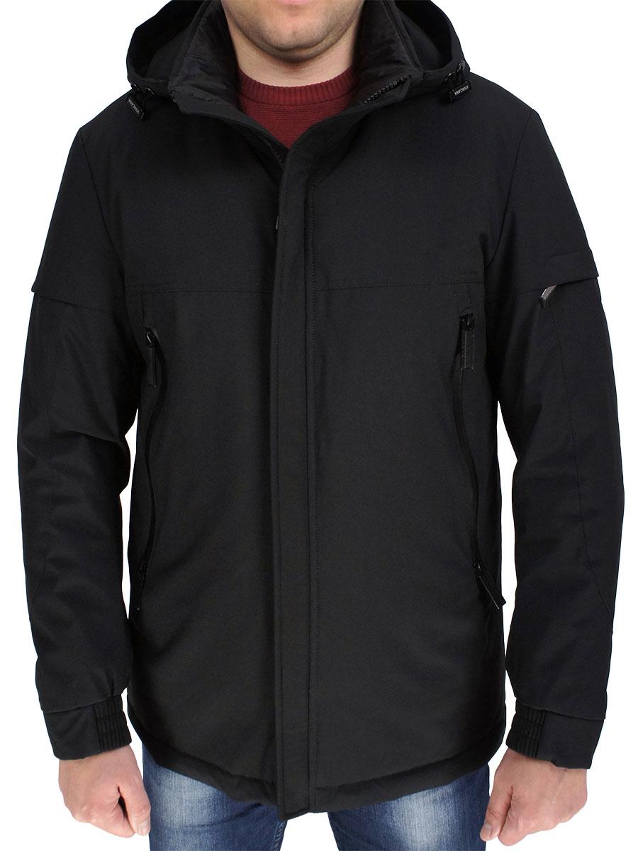 Чоловіча демісезонна куртка Vivacana 21SS860M Black в чорному кольорі