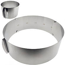 Форма роз'ємна кільце для випічки D16см-30см висота 10см ( нерж.