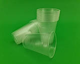 Стакан одноразовий пластиковий 200гр щільний 1,7(100 шт)(Андрекс)для Напоїв  Рідини, фото 3