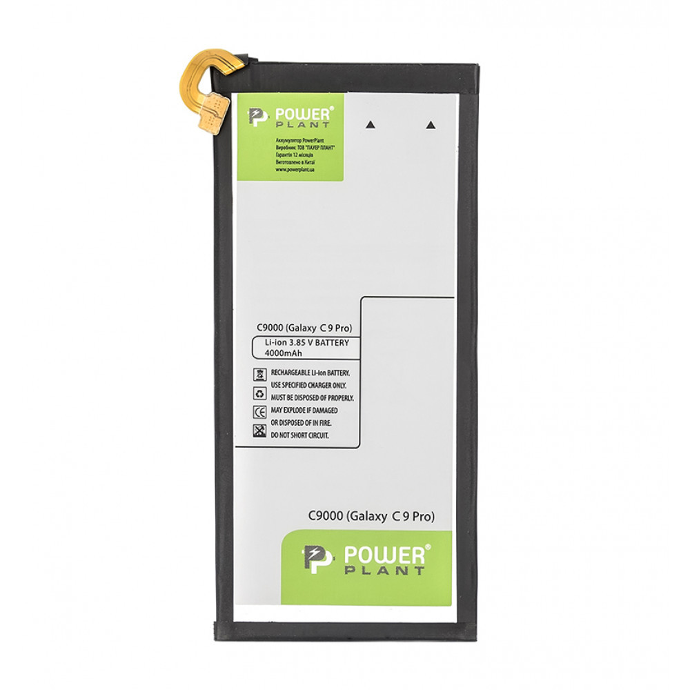 Акумулятор PowerPlant EB-BC900ABE для Samsung Galaxy C9000 C9 Pro 4000mAh
