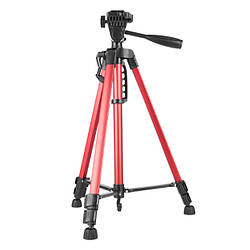 Штатив для камери і телефону TriPod 3366, червоний