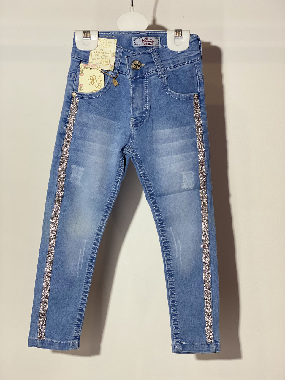 Джинси для дівчинки Beren 8017 92 -98 см Синій