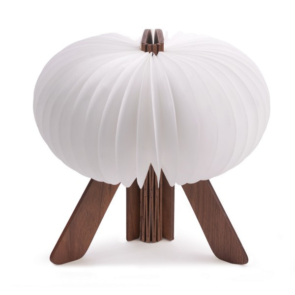 Світильник Gingko R Space Lamp дерево горіх