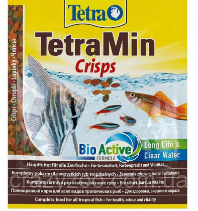 Корм Tetra Min Crisps для акваріумних риб у чіпсах 12 гр 149304