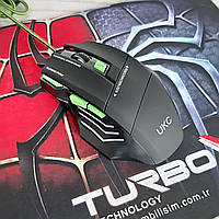 Комп'ютерна ігрова мишка з килимком X7S 7D/Геймерська миша/Мишка для комп'ютера/Мишка з килимком